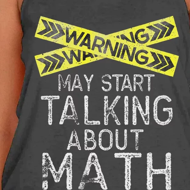 Funny Math Math Lover Math Humor Nerdy Math Women's Knotted Racerback Tank