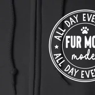 Fur Mom Mode Full Zip Hoodie