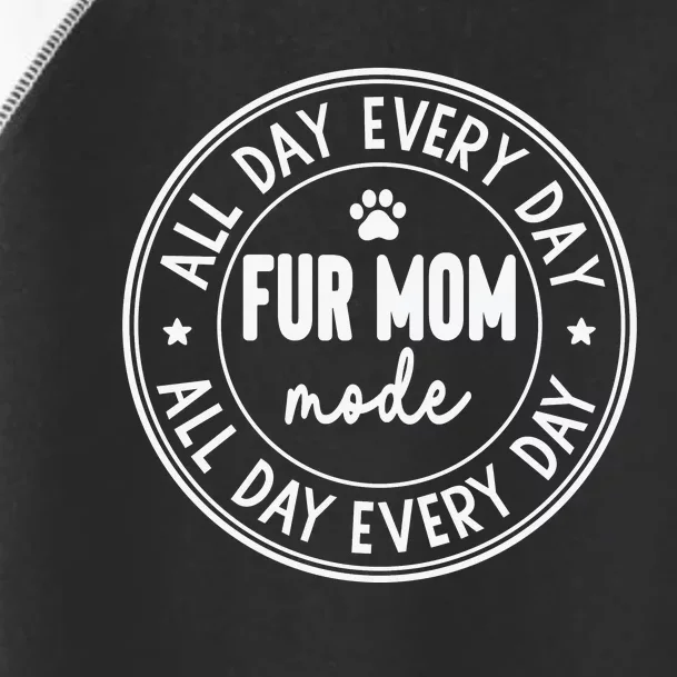 Fur Mom Mode White Toddler Fine Jersey T-Shirt