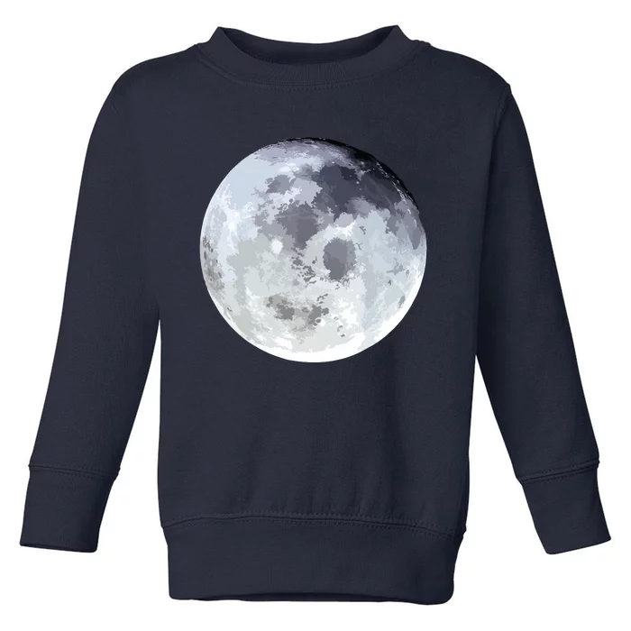 Full Moon Moon Phases Astrology Toddler Sweatshirt