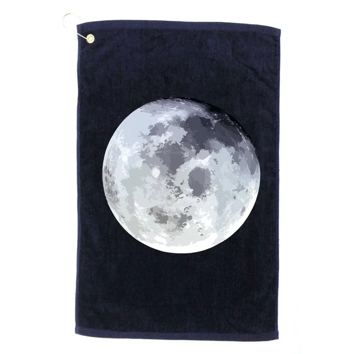 Full Moon Moon Phases Astrology Platinum Collection Golf Towel