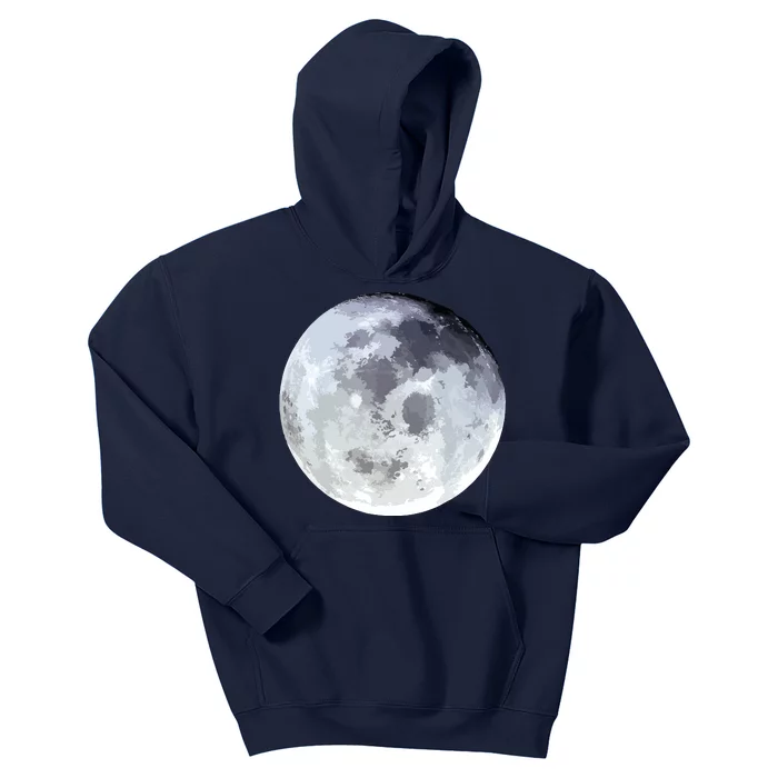 Full Moon Moon Phases Astrology Kids Hoodie