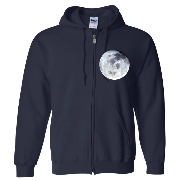 Full Moon Moon Phases Astrology Full Zip Hoodie