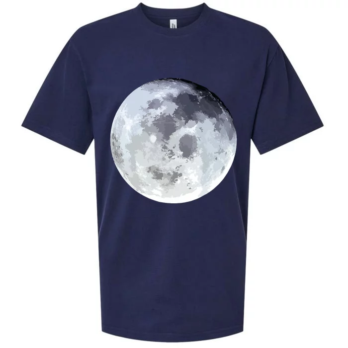 Full Moon Moon Phases Astrology Sueded Cloud Jersey T-Shirt