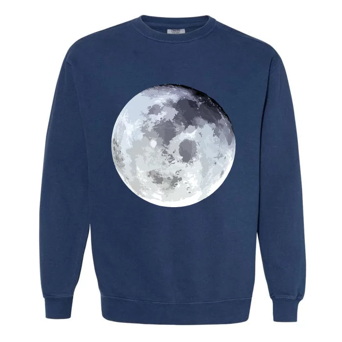 Full Moon Moon Phases Astrology Garment-Dyed Sweatshirt