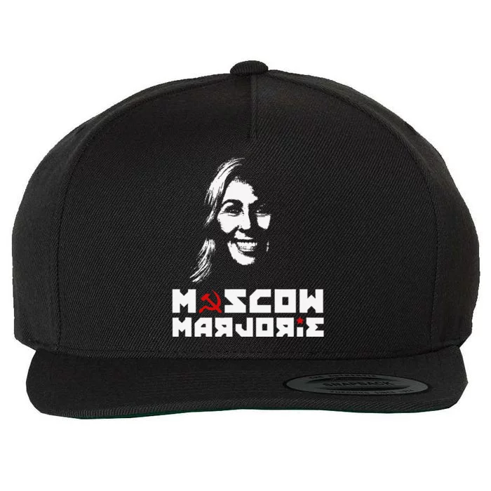 Funny Moscow Marjorie Wool Snapback Cap