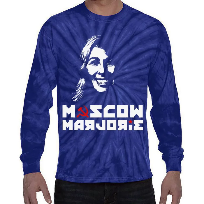 Funny Moscow Marjorie Tie-Dye Long Sleeve Shirt