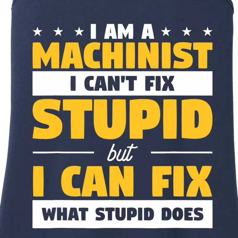 Funny Mechanic Machine Quote For A CNC Machinist Ladies Essential Tank