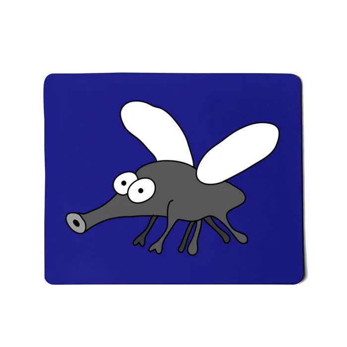 Funny Mosquito Midge Cartoon HandDrawn Summer Camping Gift Mousepad