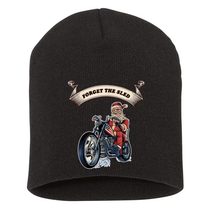 Fun Motorcyclist Motorcycle Biker For Men And Women Short Acrylic Beanie