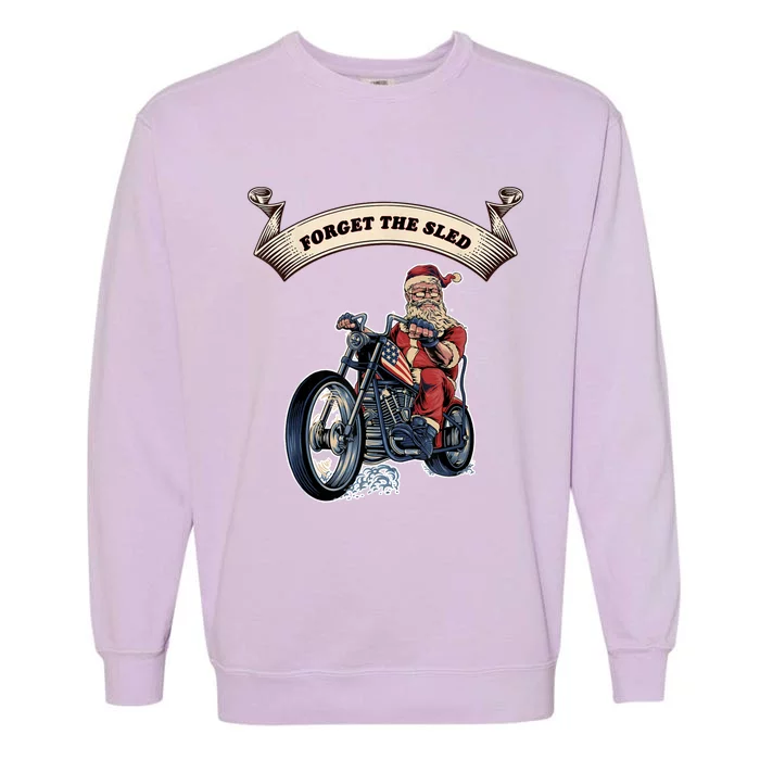 Fun Motorcyclist Motorcycle Biker For Men And Women Garment-Dyed Sweatshirt