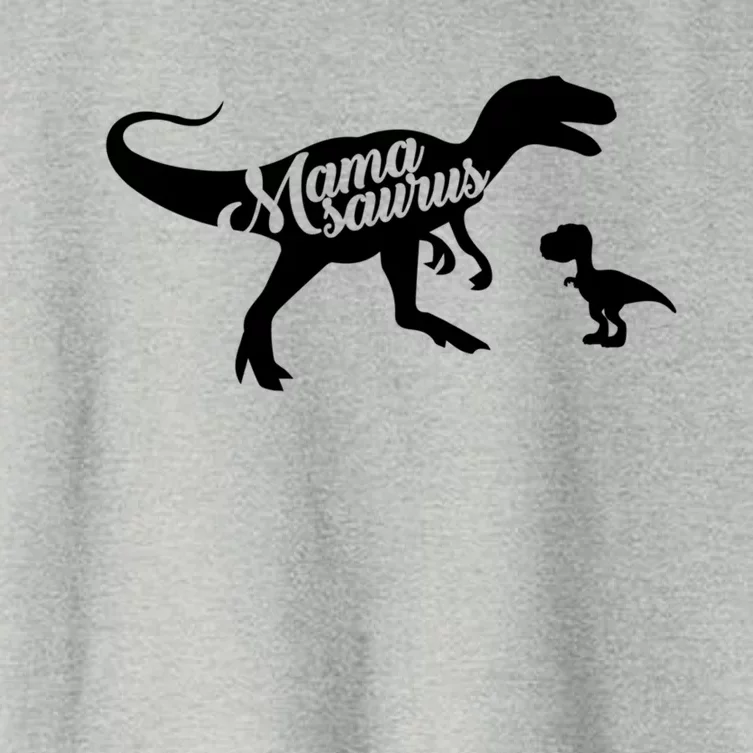 Funny Mom Meaningful Gift Mamasaurus Women's Crop Top Tee