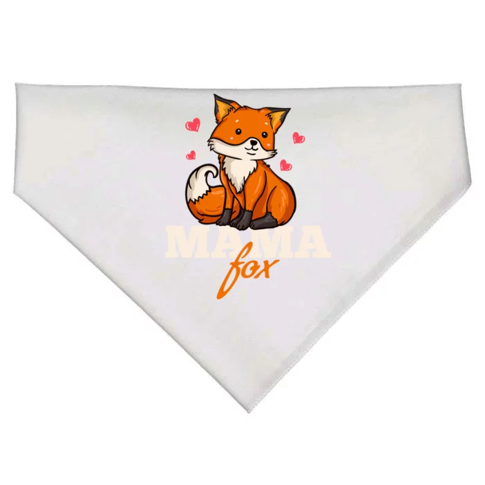 Foxes Mama Mom Gift USA-Made Doggie Bandana