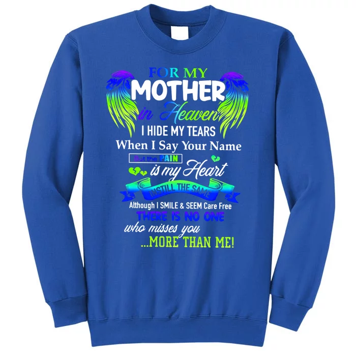 For My Mom In Heaven Cool Gift Thank You Mom For The Memories Funny Gift Sweatshirt