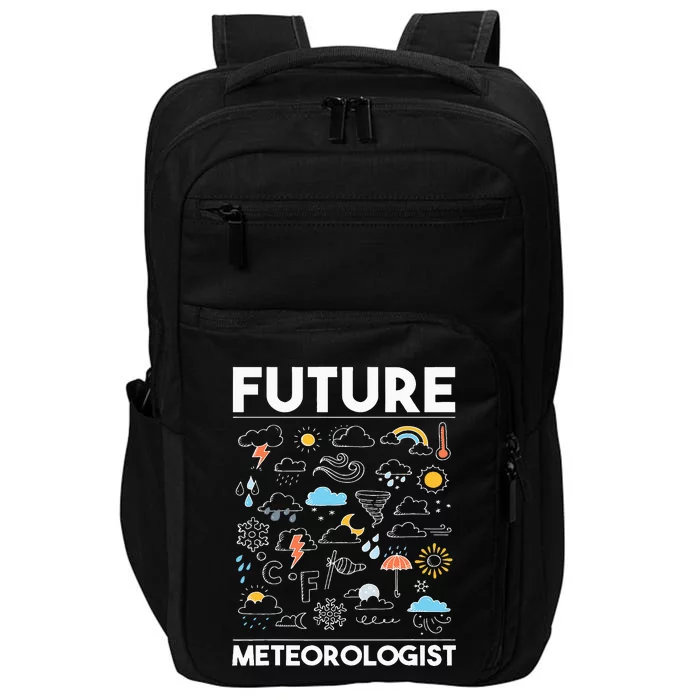 Future Meteorologist  Meteorology Weather Forecast Clouds Impact Tech Backpack