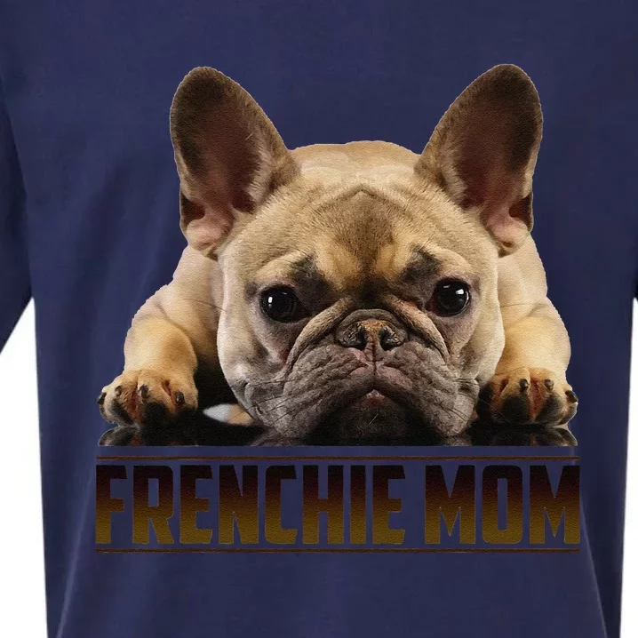 Frenchie Mom Mother's Day For French Bulldog Mom Sueded Cloud Jersey T-Shirt