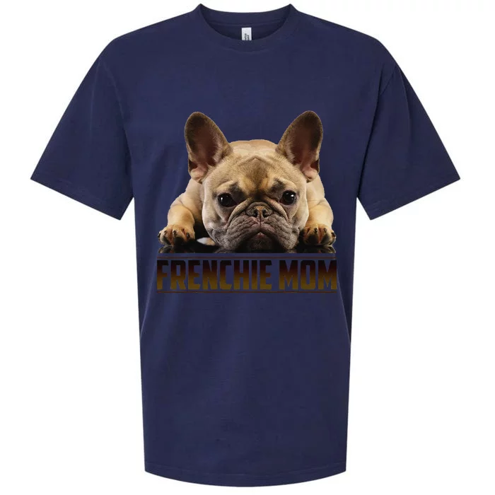 Frenchie Mom Mother's Day For French Bulldog Mom Sueded Cloud Jersey T-Shirt