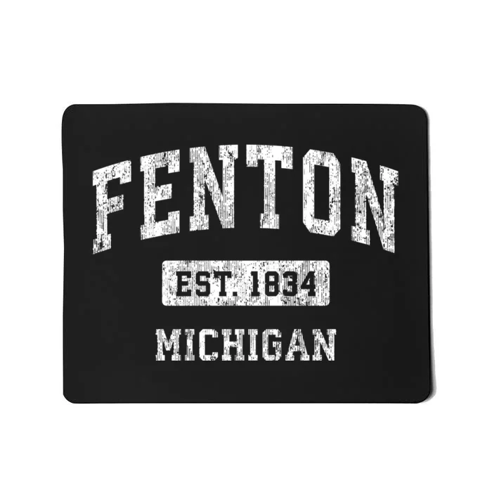 Fenton Michigan Mi Vintage Sports Mousepad