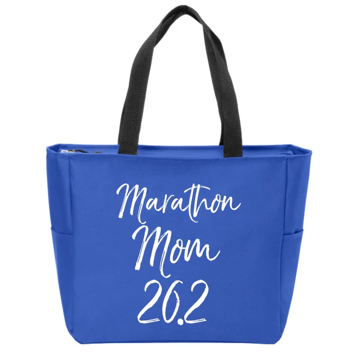 Funny Mother's Marathon Running Gift Marathon Mom 26 2 Great Gift Zip Tote Bag