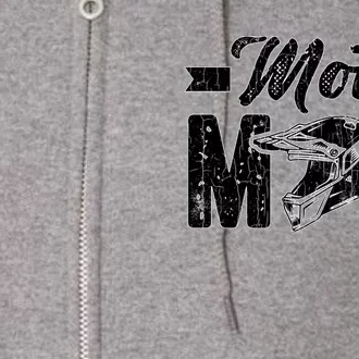 Funny Moto Mom Mudd Racing Bogging Mudding Graphic Full Zip Hoodie