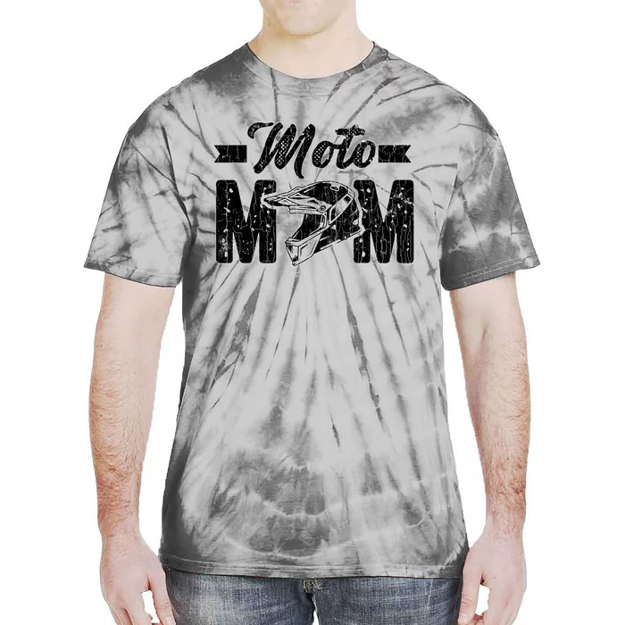 Funny Moto Mom Mudd Racing Bogging Mudding Graphic Tie-Dye T-Shirt