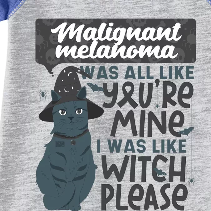 Funny Malignant Melanoma Mine Witch Please Halloween Fur Cat Gift Infant Baby Jersey Bodysuit