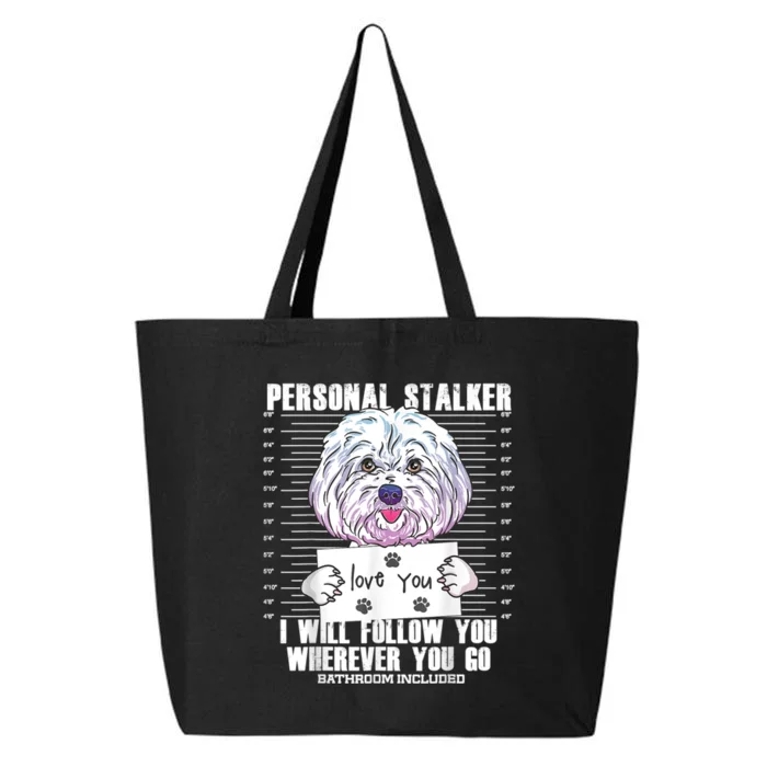 Funny Maltese Malshi Dog Lover Quote 25L Jumbo Tote