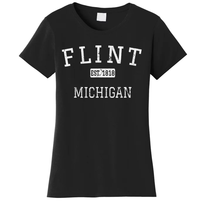 Flint Michigan Mi Vintage Women's T-Shirt