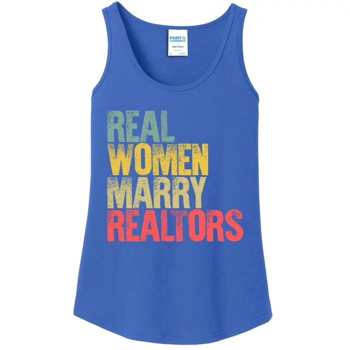 Funny Marriage Meaningful Gift Real Marry Realtors Bride Great Gift Ladies Essential Tank