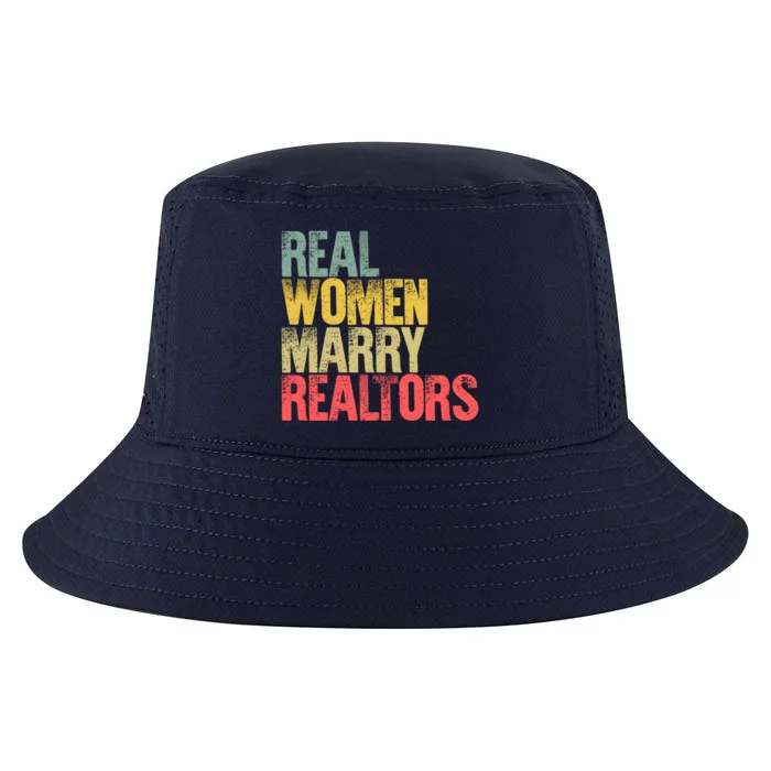 Funny Marriage Meaningful Gift Real Marry Realtors Bride Great Gift Cool Comfort Performance Bucket Hat