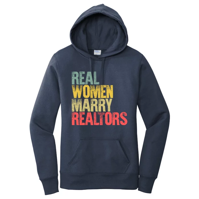 Funny Marriage Meaningful Gift Real Marry Realtors Bride Great Gift Women's Pullover Hoodie