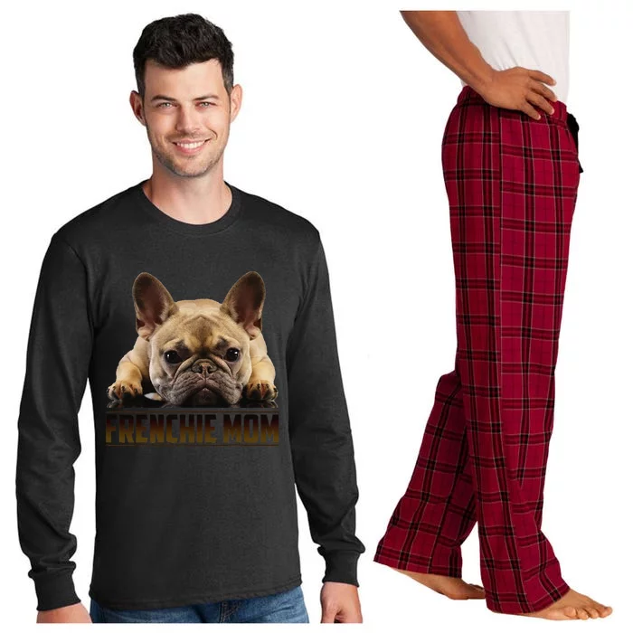 Frenchie Mom Mother's Day For French Bulldog Mom Long Sleeve Pajama Set