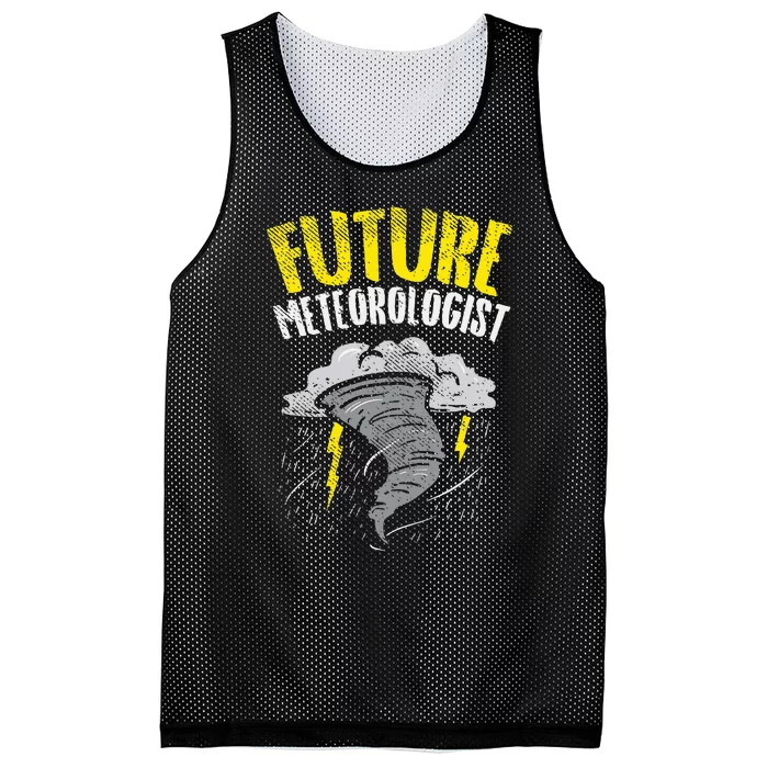 Future Meteorologist Meteorology Weatherman Mesh Reversible Basketball Jersey Tank