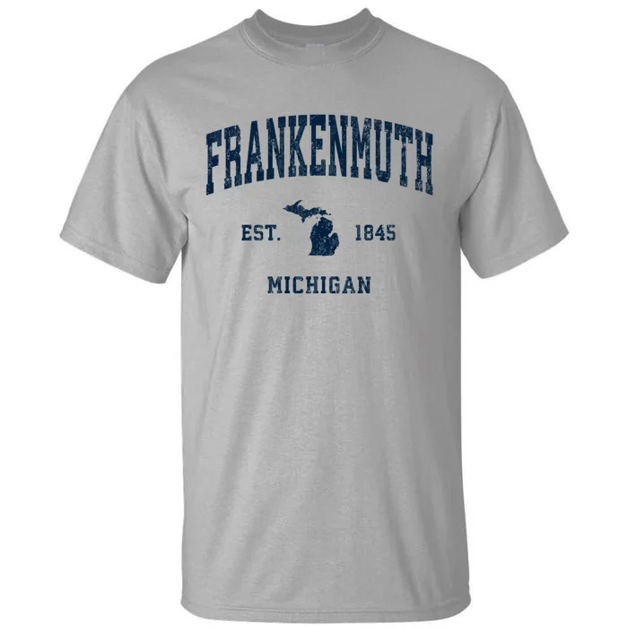 Frankenmuth Michigan Mi Vintage Athletic Tall T-Shirt