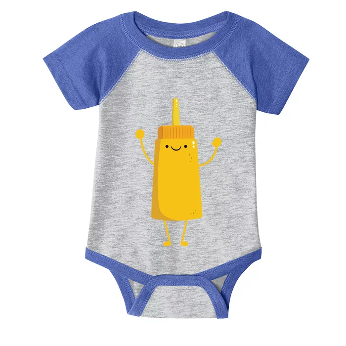 Funny Mustard Meaningful Gift National Mustard Day Happy Mustard Gift Infant Baby Jersey Bodysuit