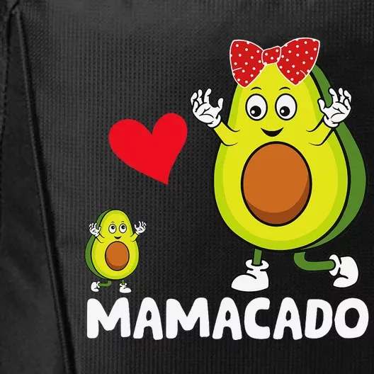 Funny Mama Mom Avocado Mamacado Mothers Day City Backpack