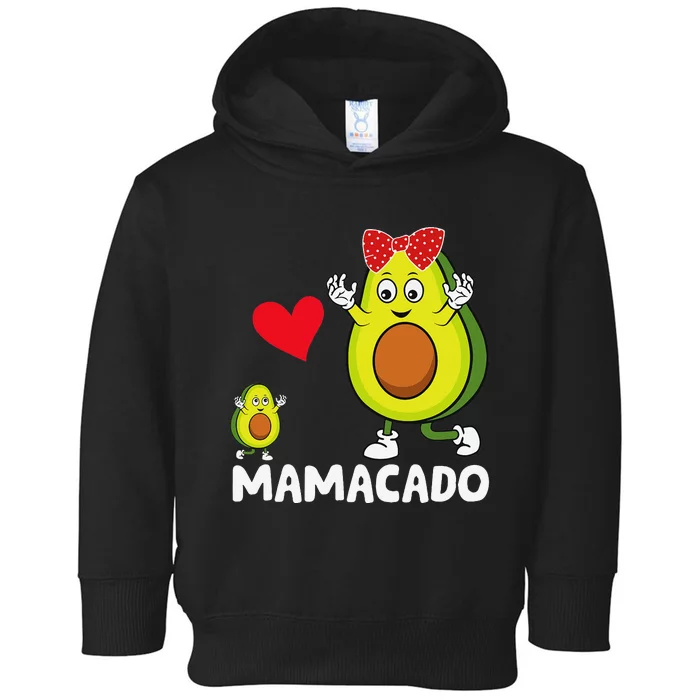 Funny Mama Mom Avocado Mamacado Mothers Day Toddler Hoodie