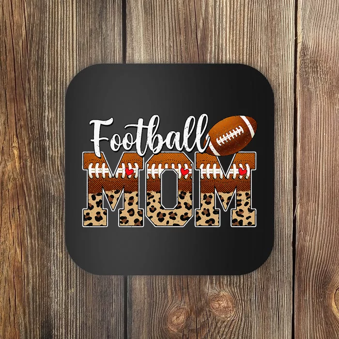 Football Mama Mom Mother MotherS Day Cheering Boy Sport Coaster