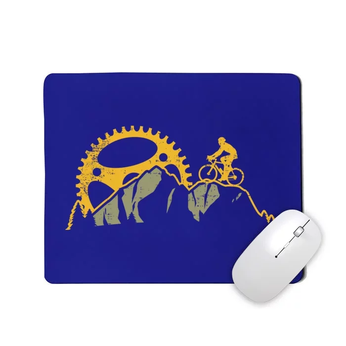 Fun Mtb Mountain Bike Biking Gift Design Idea Gift Mousepad