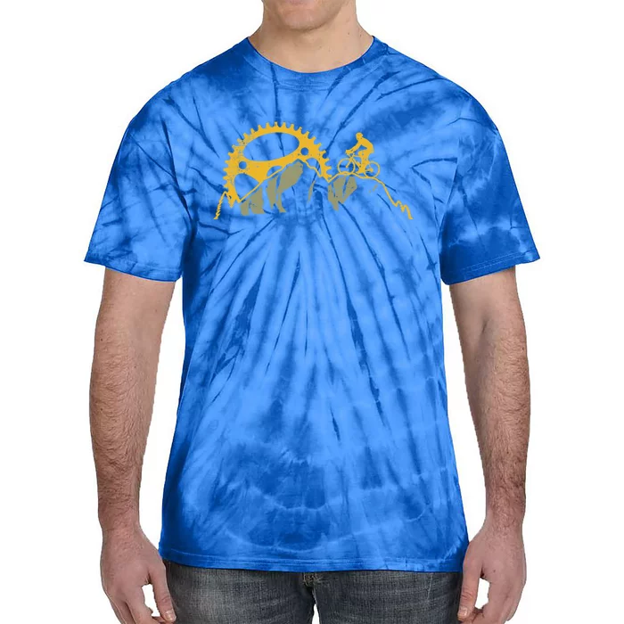 Fun Mtb Mountain Bike Biking Gift Design Idea Gift Tie-Dye T-Shirt