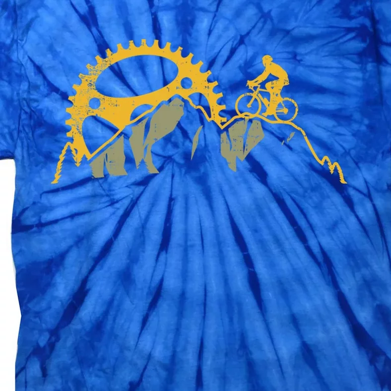 Fun Mtb Mountain Bike Biking Gift Design Idea Gift Tie-Dye T-Shirt