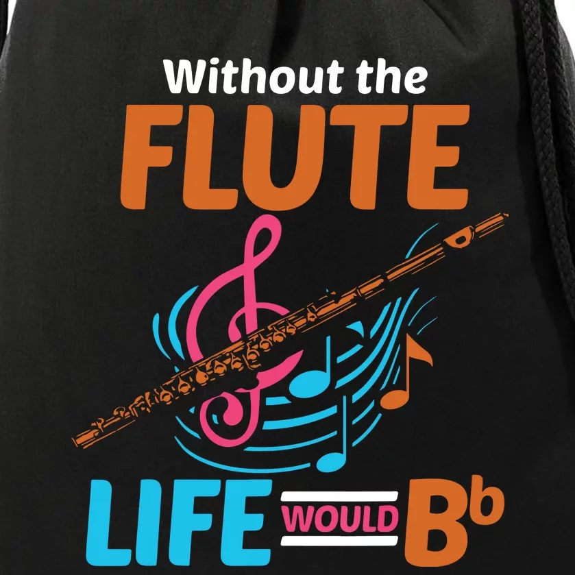 Flutist Musician Musical Instrument Flute Drawstring Bag