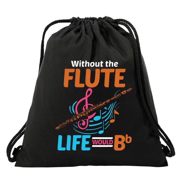 Flutist Musician Musical Instrument Flute Drawstring Bag