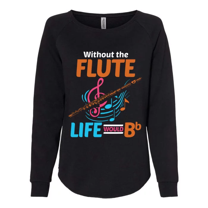 Flutist Musician Musical Instrument Flute Womens California Wash Sweatshirt