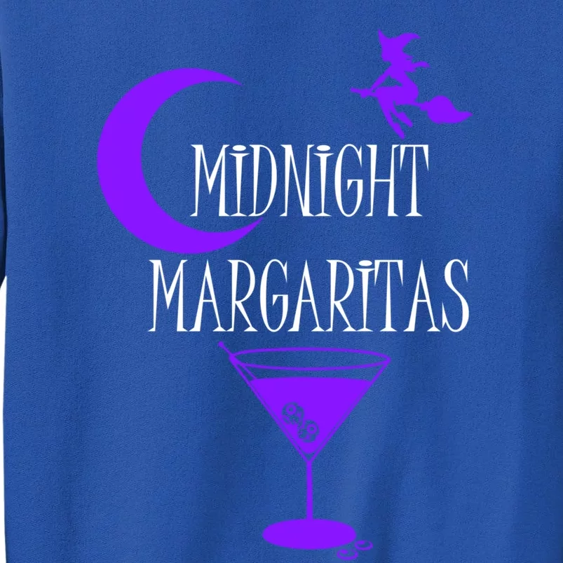 Funny Midnight Margaritas Gift Witch Halloween Ing Gift Sweatshirt