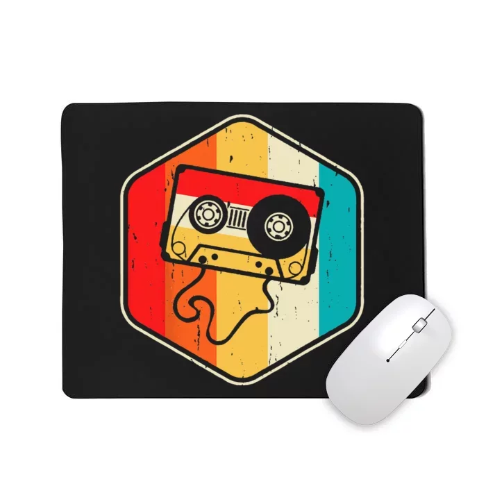 Funny Music Mixtape retro vintage gifts for old school Mousepad