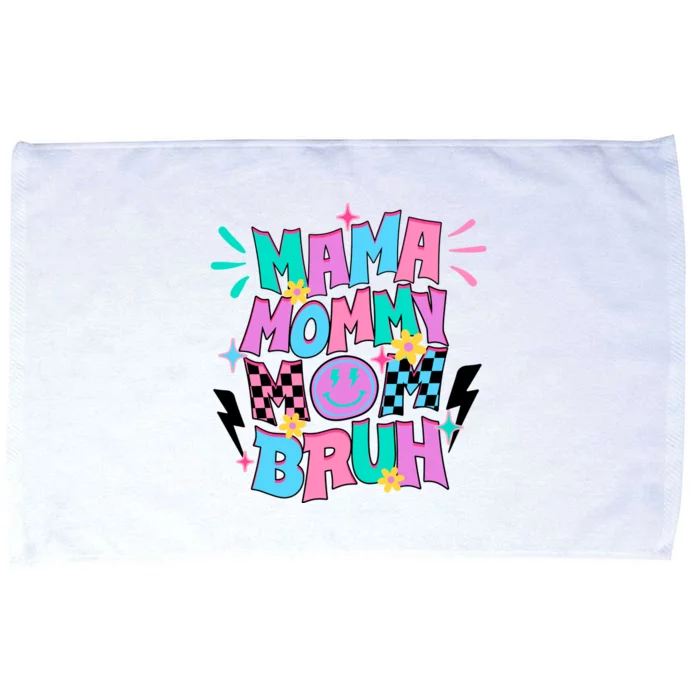 Funny Mama Mommy Mom Bruh Microfiber Hand Towel