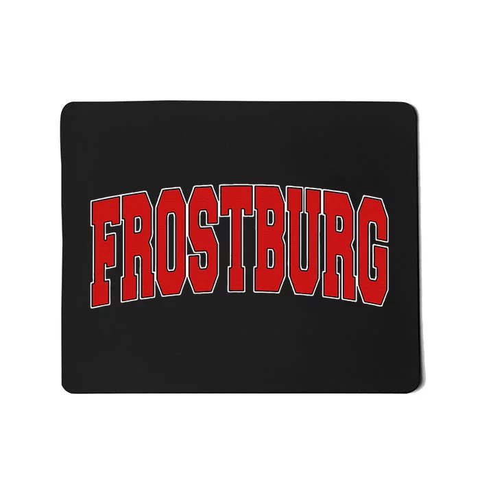 Frostburg Md Maryland Varsity Style Usa Mousepad