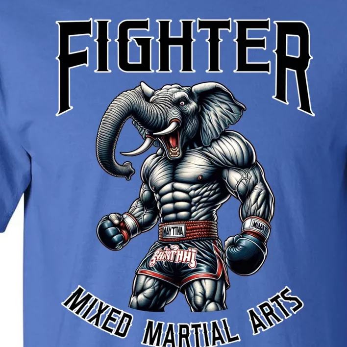 Fighter Mixed Martial Arts Elephant Gift Tall T-Shirt