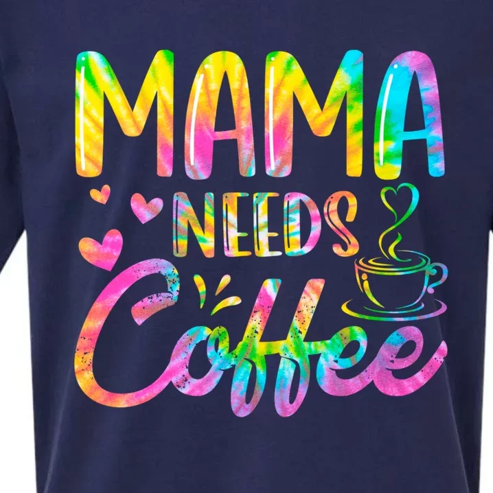 Funny Mommy Mama Needs Coffee Mother's Day Coffee Lover Funny Gift Sueded Cloud Jersey T-Shirt